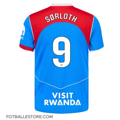Atletico Madrid Alexander Sorloth #9 Tredjedrakt 2025-26 Kortermet Atletico Madrid Alexander Sorloth #9 Tredjedrakt 2025-26 Kortermet